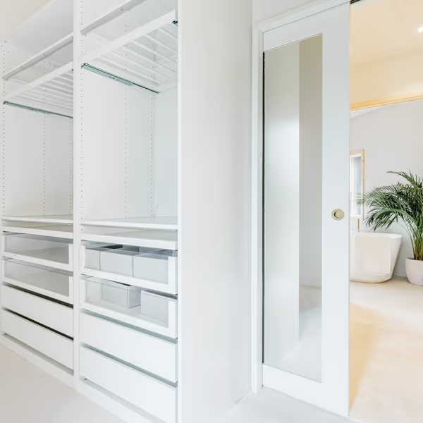 schuifdeur D10 – 40 mm massief MDF / spiegel