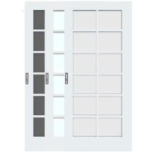 Schuifdeur met glasopening